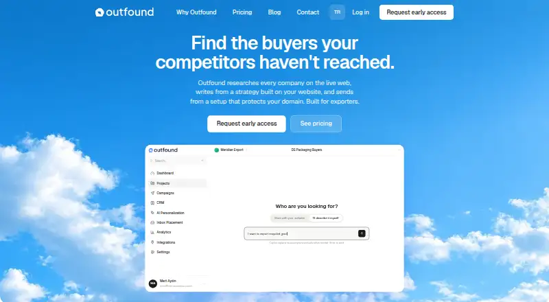 Outfound screenshot