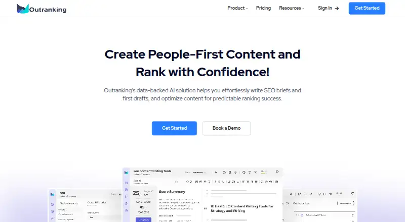 Outranking screenshot