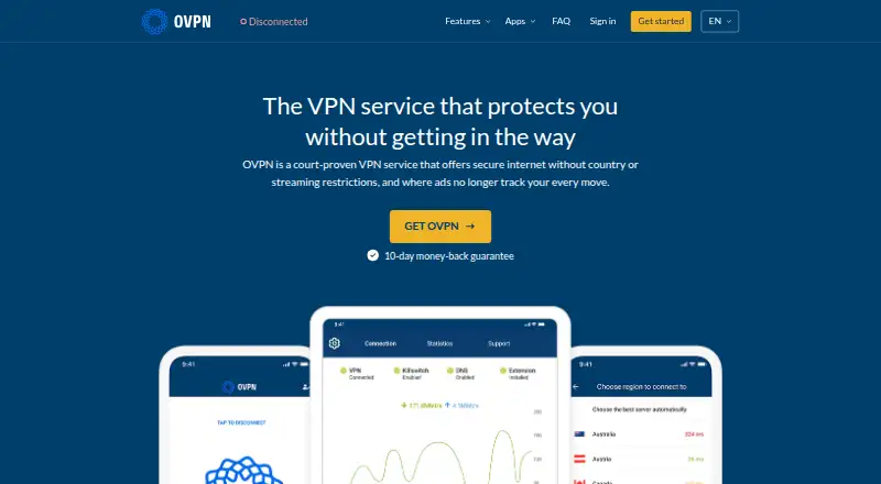 OVPN screenshot