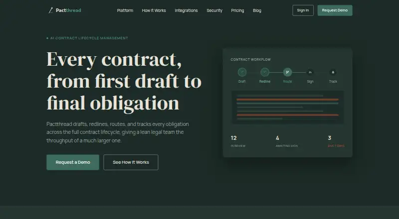 Pactthread screenshot