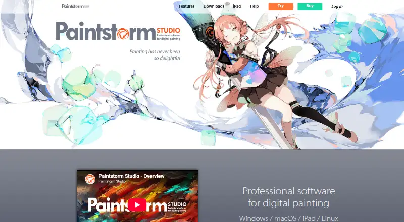 Paintstorm Studio screenshot