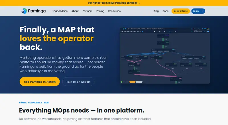 Paminga screenshot