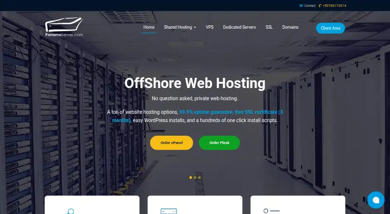Panamaserver screenshot
