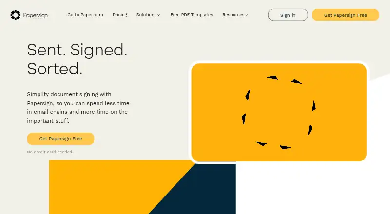 Papersign screenshot