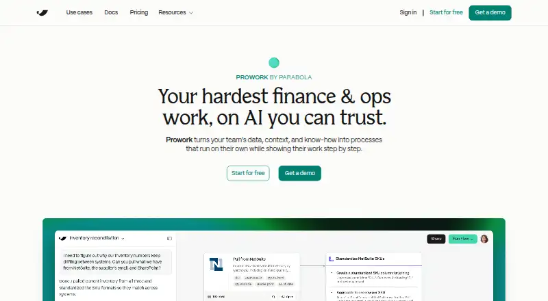 Parabola screenshot