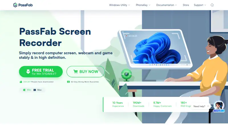 PassFab Screen Recorder screenshot