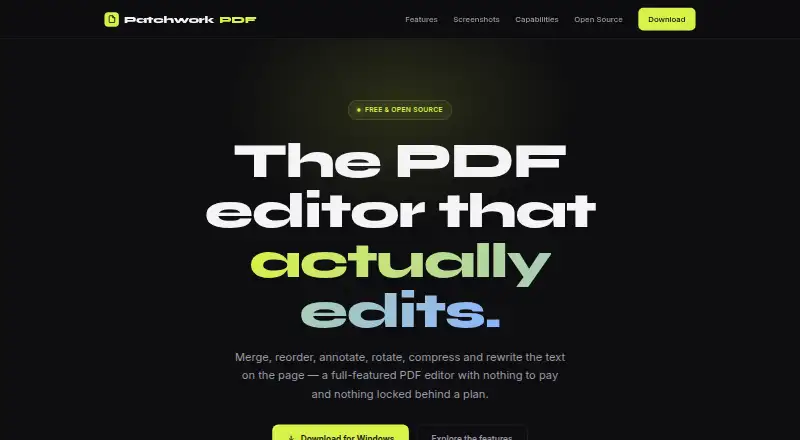 PatchworkPDF screenshot