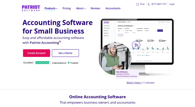 Patriot Accounting screenshot