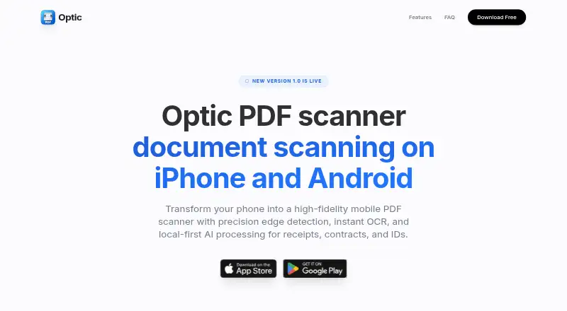 Optic screenshot