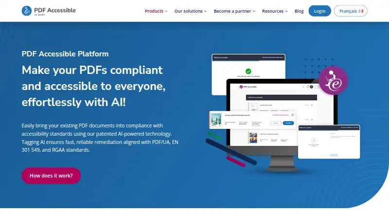 PDF Accessible Platform screenshot