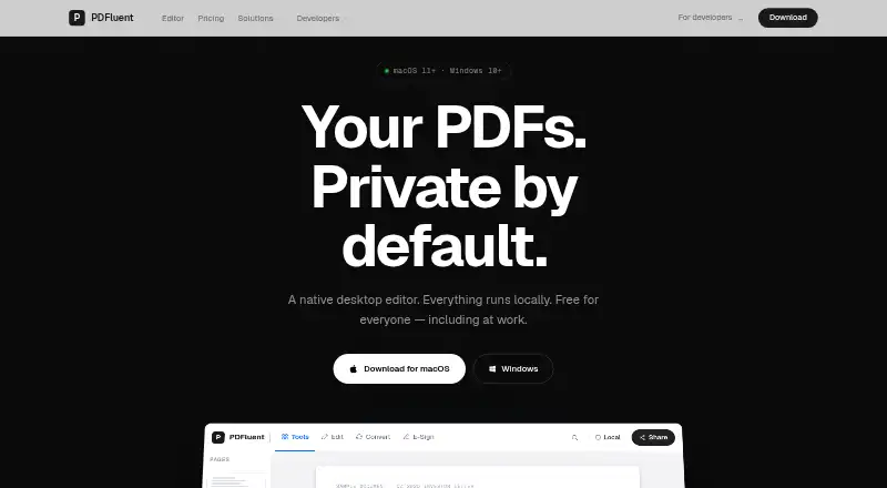 PDFluent screenshot