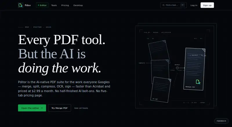 Pditor screenshot