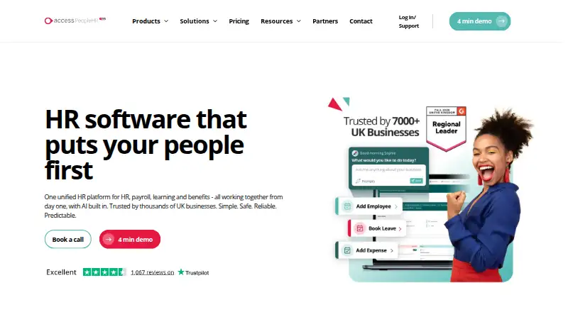 PeopleHR screenshot