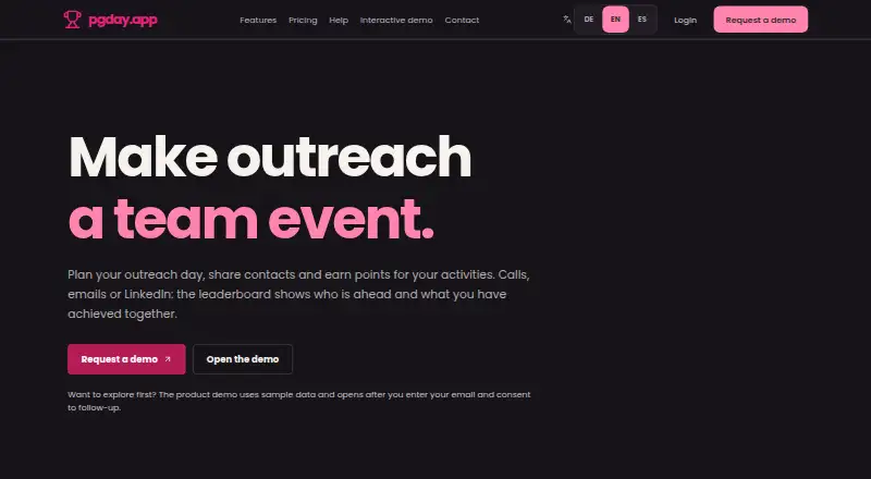 PGday screenshot