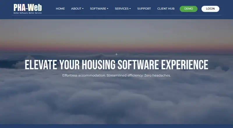 PHA-Web screenshot