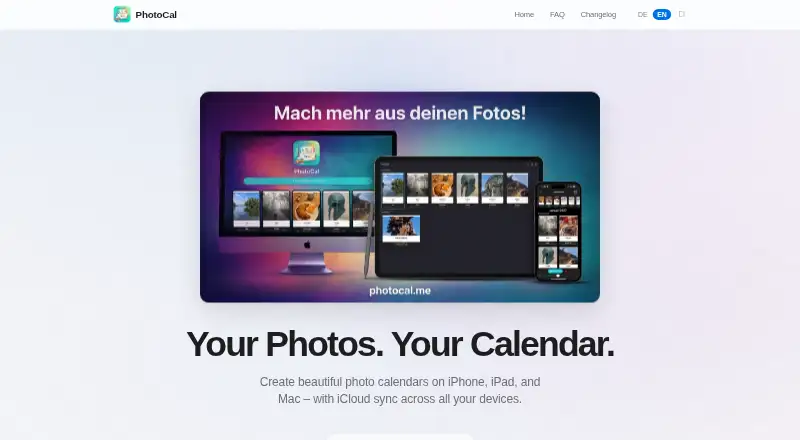 PhotoCal screenshot