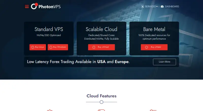 PhotonVPS screenshot