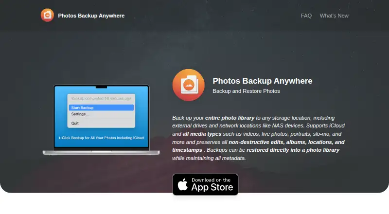 Photos Backup Anywhere screenshot