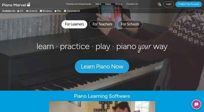 Piano Marvel screenshot