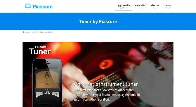 Tuner by Piascore screenshot