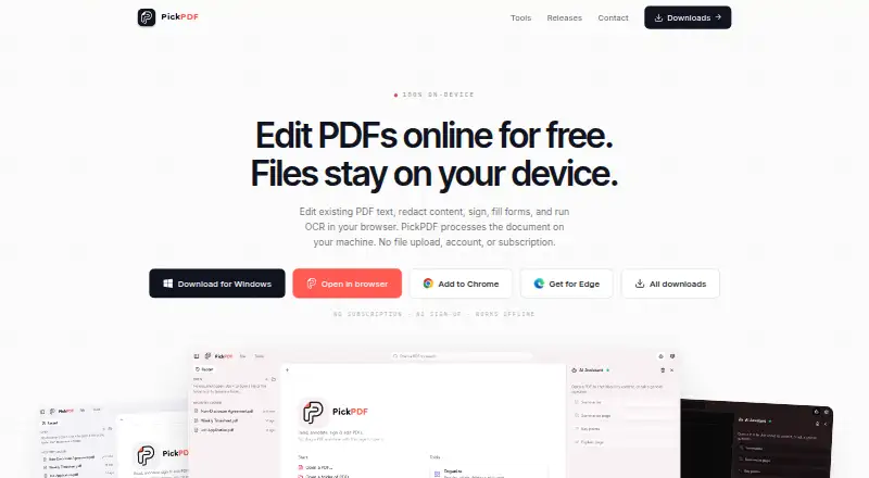 PickPDF screenshot