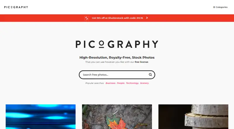 Picography screenshot