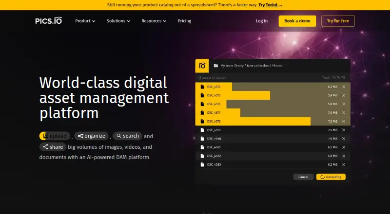 Pics.io screenshot
