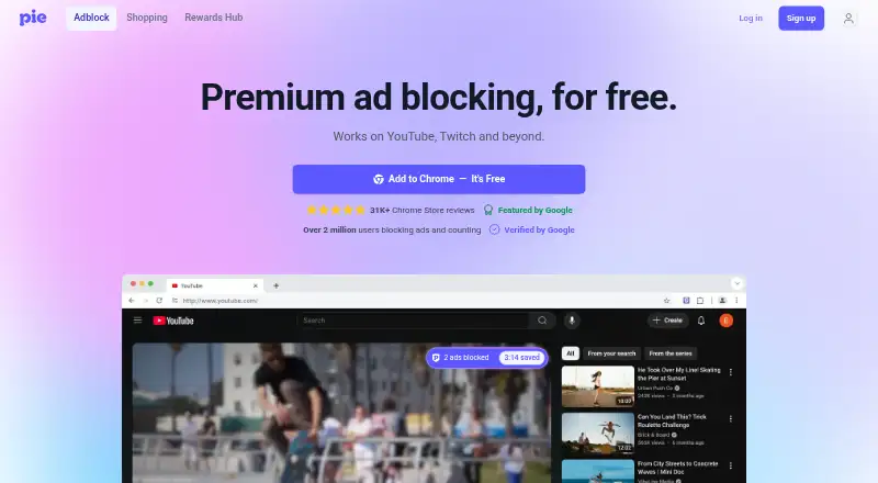 Pie Adblock screenshot