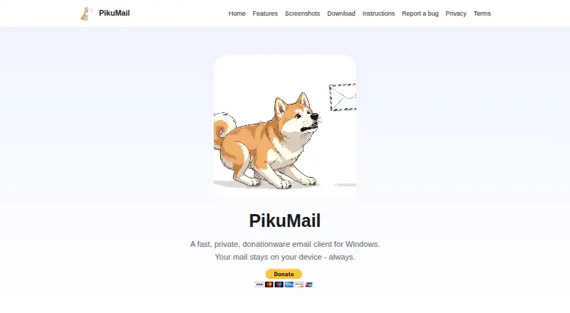 PikuMail screenshot