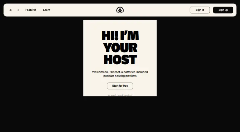 Pinecast screenshot