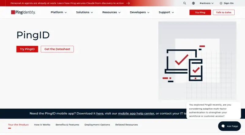Ping Enterprise Connect screenshot