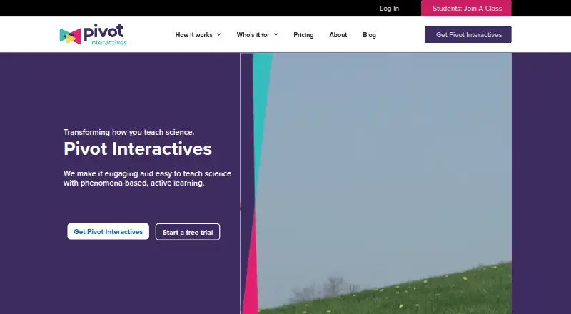 Pivot Interactives screenshot