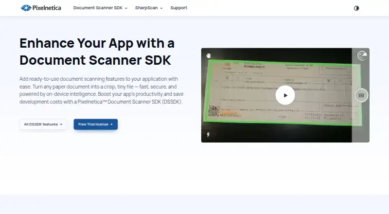 SharpScan screenshot
