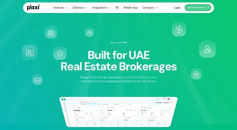 Pixxi CRM screenshot
