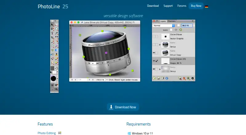 PhotoLine screenshot
