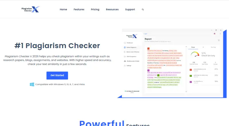 Plagiarism Checker X screenshot