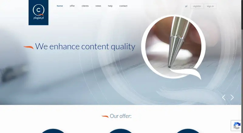 Plagiat.pl screenshot