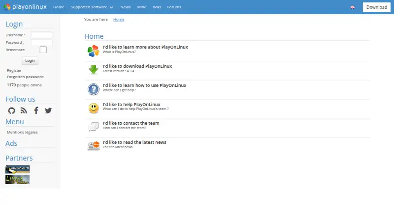 PlayOnLinux screenshot