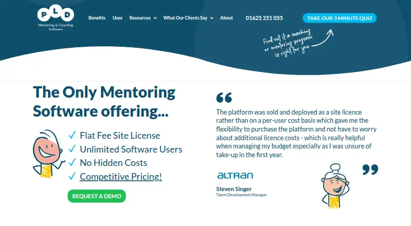 PLD Mentoring screenshot
