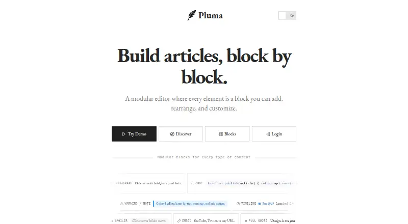 Pluma screenshot