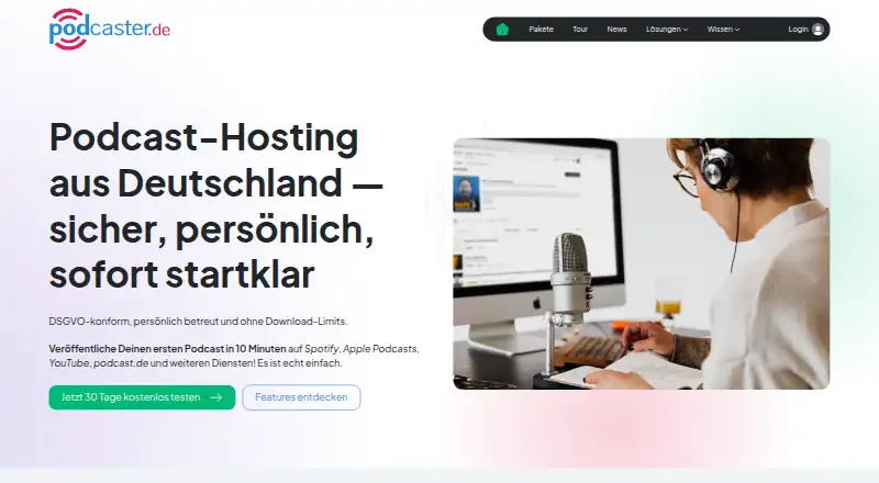 podcaster.de screenshot