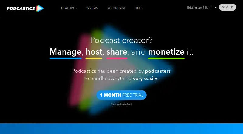 Podcastics screenshot