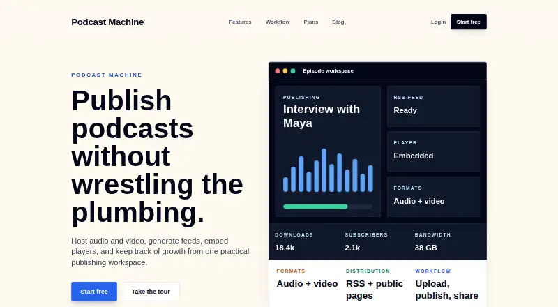 Podcast Machine screenshot