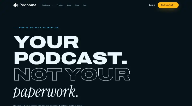 Podhome screenshot