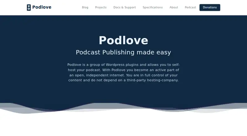 Podlove Publisher screenshot