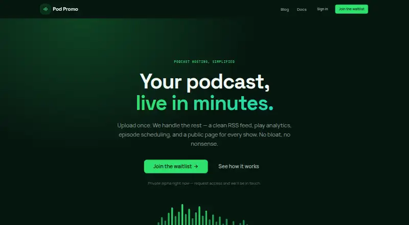 Pod Promo screenshot