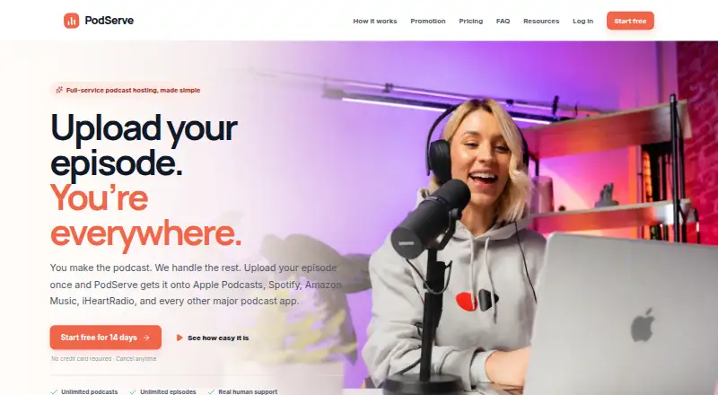 PodServe.fm screenshot