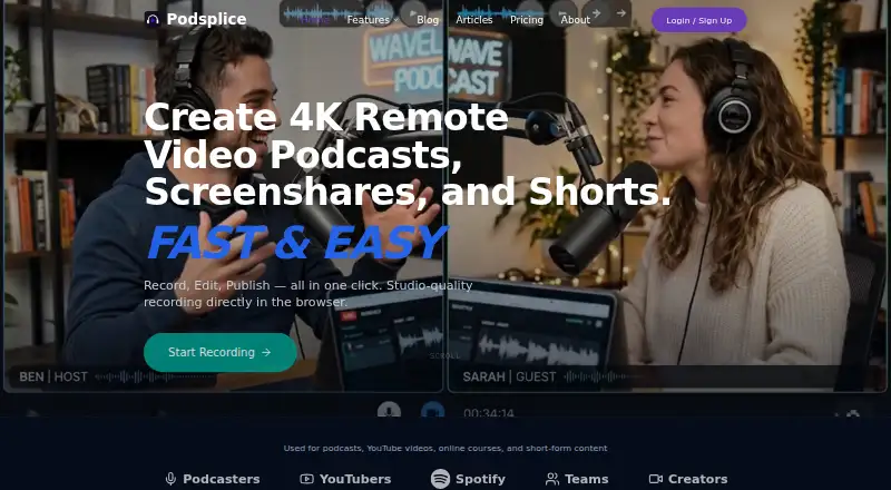 Podsplice screenshot