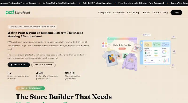 PODStoreFront screenshot