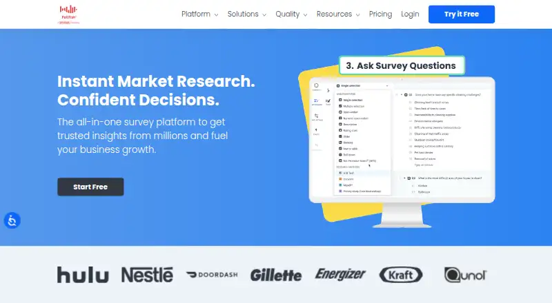 Pollfish screenshot